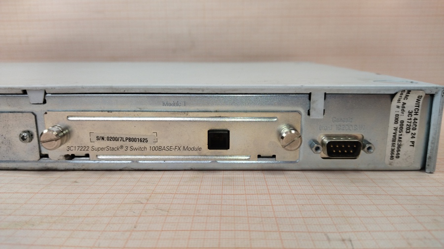 191-025-001 Коммутатор управляемый 3COM SuperStack 3 Switch 4400 3С17203 #8