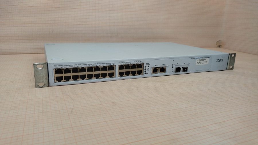 191-027-002 Коммутатор управляемый 3COM SuperStack 3 Switch 4200 28-Port 3C17304A #1