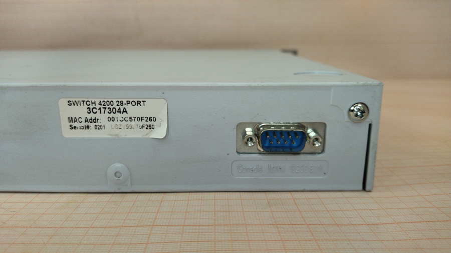 191-027-002 Коммутатор управляемый 3COM SuperStack 3 Switch 4200 28-Port 3C17304A #6