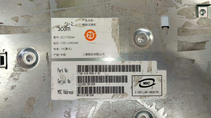 191-027-002 Коммутатор управляемый 3COM SuperStack 3 Switch 4200 28-Port 3C17304A #9