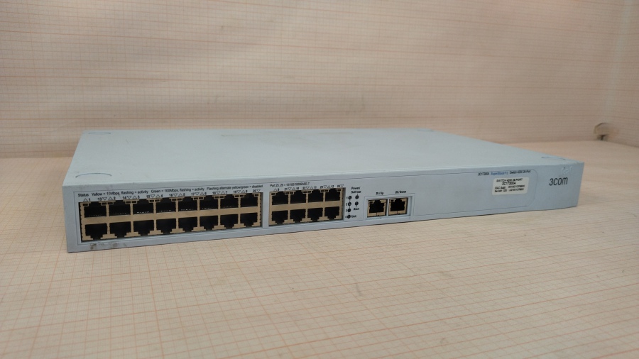 191-028-001 Коммутатор управляемый 3COM SuperStack 3 Switch 4200 26-Port 3C17300A #1