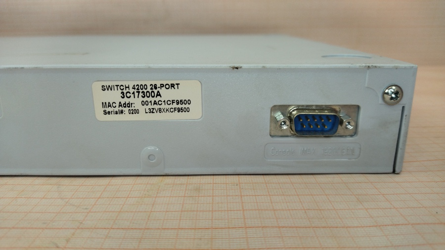 191-028-001 Коммутатор управляемый 3COM SuperStack 3 Switch 4200 26-Port 3C17300A #7