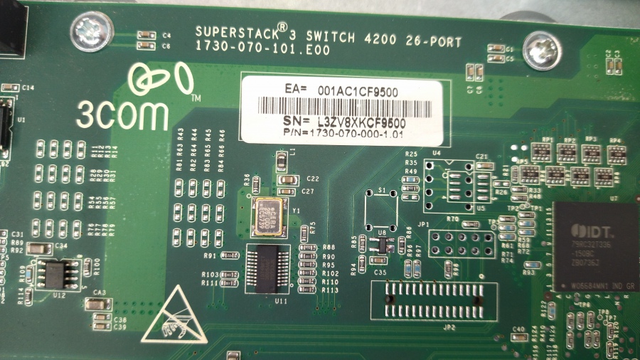 191-028-001 Коммутатор управляемый 3COM SuperStack 3 Switch 4200 26-Port 3C17300A #14