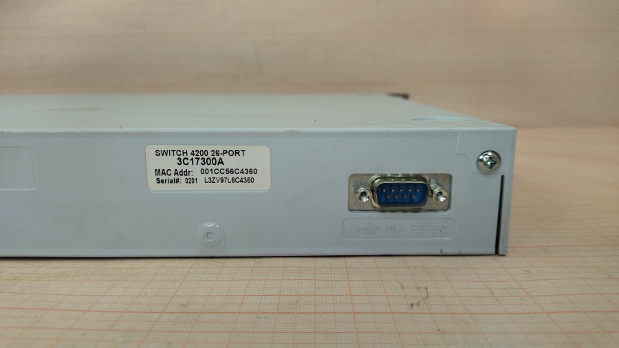 191-028-002 Коммутатор управляемый 3COM SuperStack 3 Switch 4200 26-Port 3C17300A #7