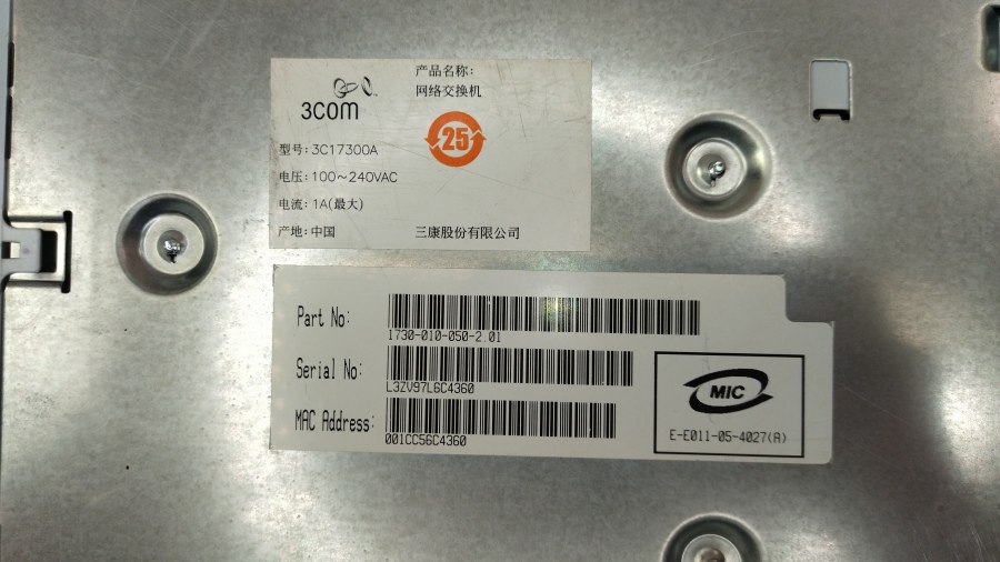 191-028-002 Коммутатор управляемый 3COM SuperStack 3 Switch 4200 26-Port 3C17300A #9