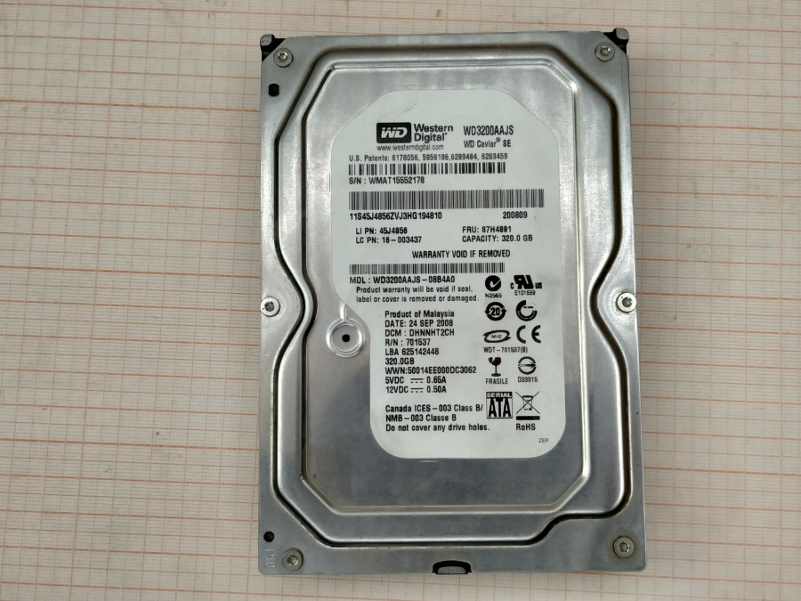 165-251-001 HDD 3.5" SATA Western Digital WD3200AAJS #2