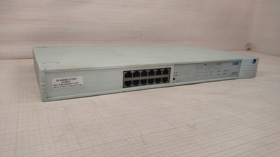 191-031-001 Концентратор 3COM SuperStack 2 Dual Speed Hub 500 3C16610 #1