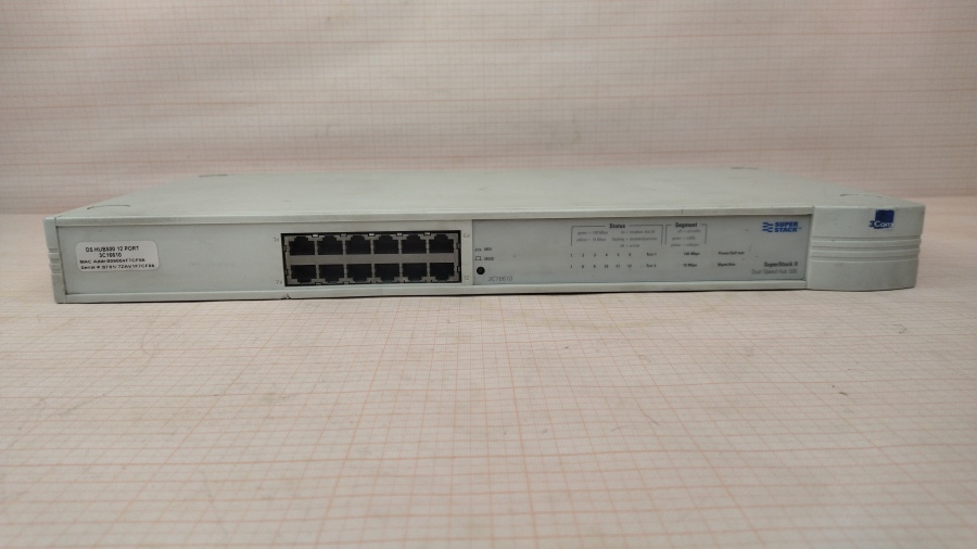 191-031-001 Концентратор 3COM SuperStack 2 Dual Speed Hub 500 3C16610 #2