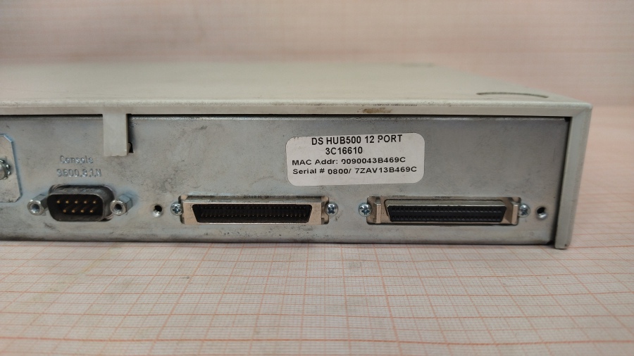 191-031-001 Концентратор 3COM SuperStack 2 Dual Speed Hub 500 3C16610 #10