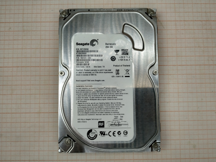 177-039-003 HDD 3.5" SATA SEAGATE ST250DM000 #2