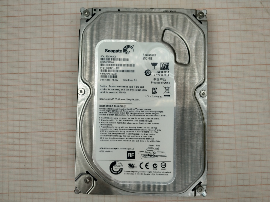 177-039-004 HDD 3.5" SATA SEAGATE ST250DM000 #2
