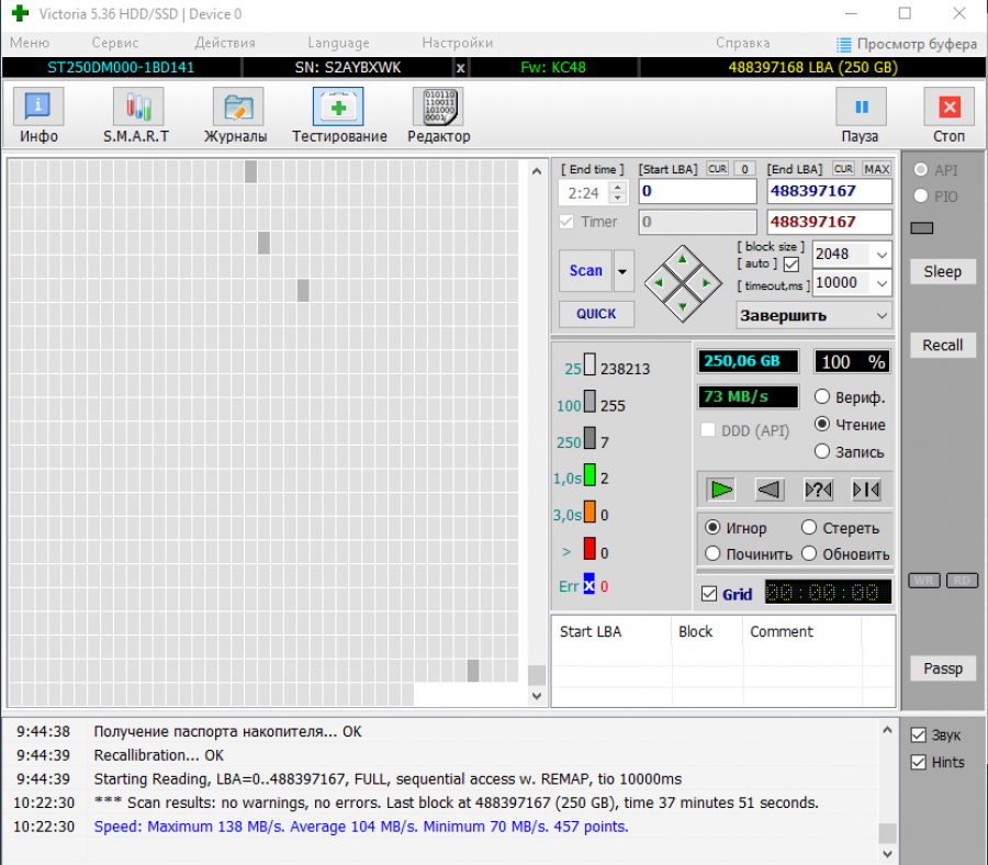 177-039-006 HDD 3.5" SATA SEAGATE ST250DM000 #6
