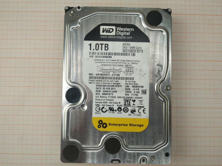 177-043-001 HDD 3.5" SATA Western Digital WD1003FBYX #2