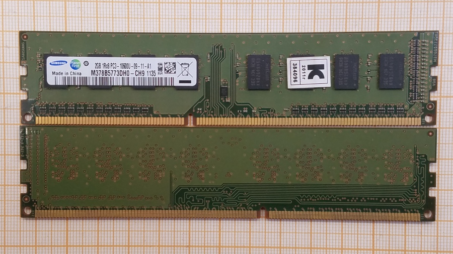 177-047-001 DDR3 1333/1600 DIMM SAMSUNG M378B5773DH0-CH9 #1