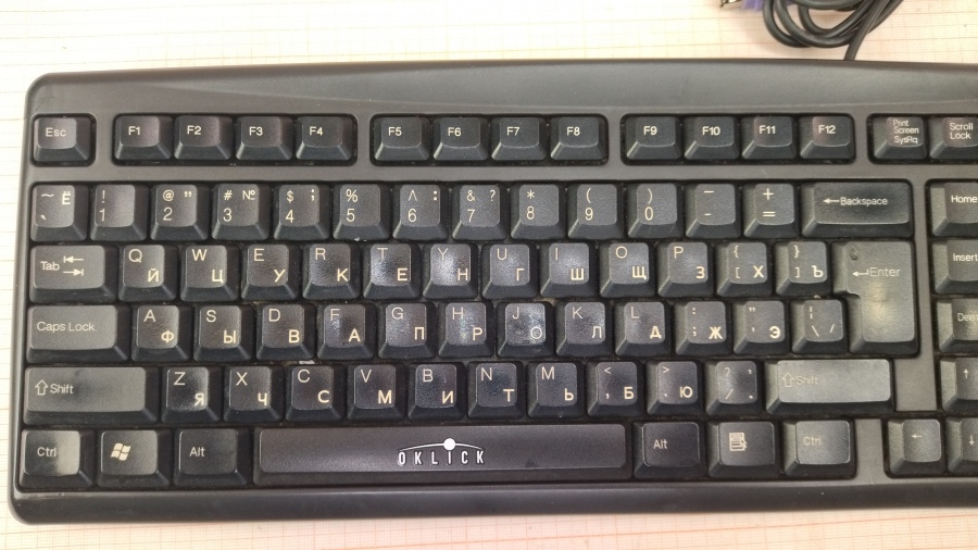 177-049-001 Клавиатура проводная OKLICK 110M #3