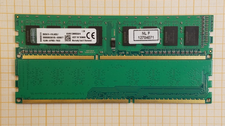 177-050-001 DDR3 1333/1600 DIMM KINGSTON KVR13N9S8/4 #1