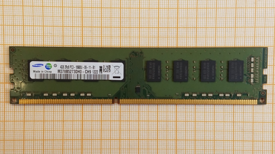 177-054-001 DDR3 1333/1600 DIMM SAMSUNG M378B5273DH0-CH9 #1