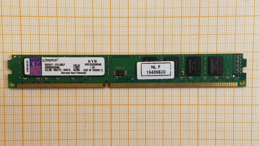 177-056-001 DDR3 1333/1600 DIMM KINGSTON KVR1333D3N9/4G #1