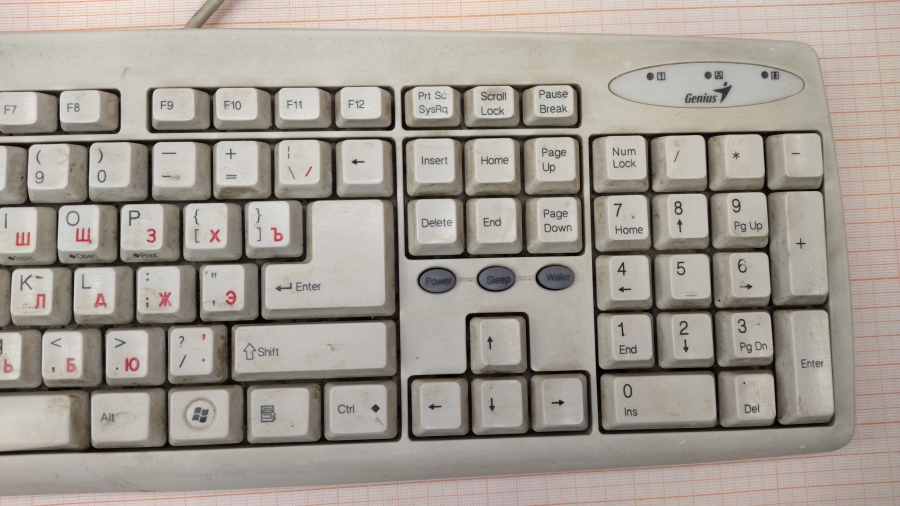 177-057-001 Клавиатура проводная Genius KB-06X #4