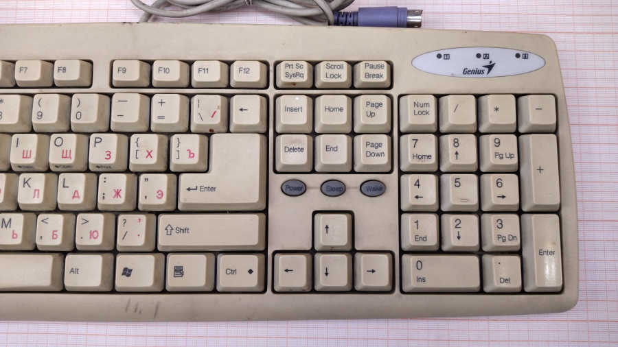 177-057-002 Клавиатура проводная Genius KB-06X #4