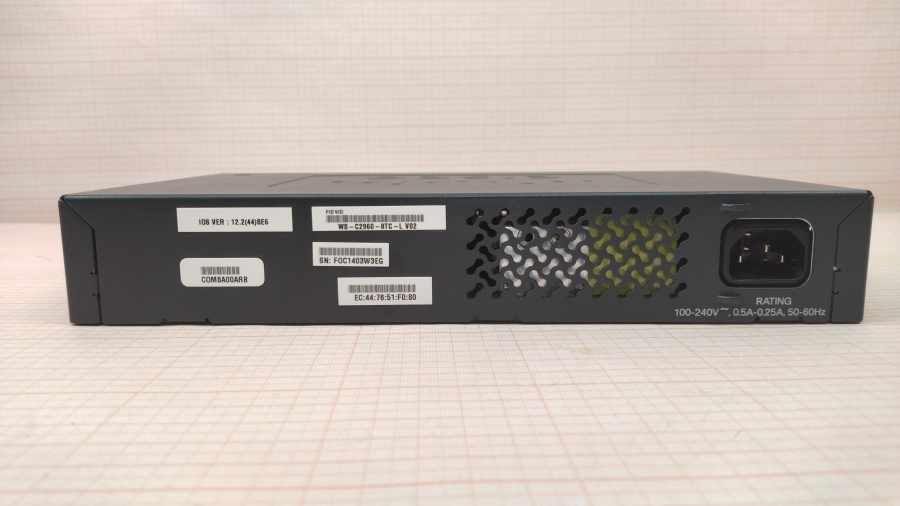 173-140-001 Коммутатор управляемый CISCO WS-C2960G-8TC-L #6