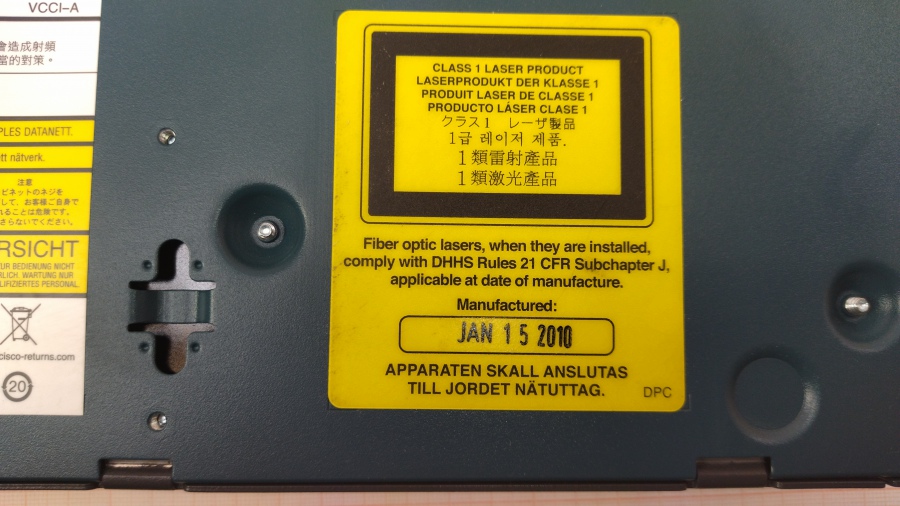 173-140-001 Коммутатор управляемый CISCO WS-C2960G-8TC-L #10