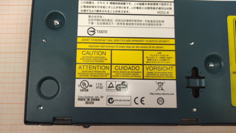 173-140-001 Коммутатор управляемый CISCO WS-C2960G-8TC-L #12