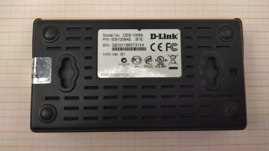 165-254-001 Коммутатор неуправляемый D-LINK DES-1008A #4