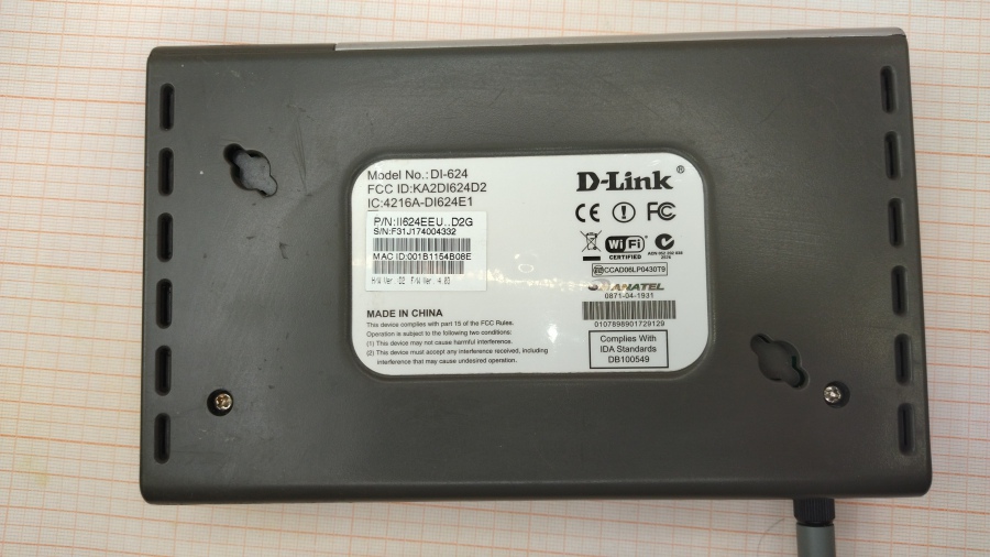 165-255-001 Роутер WiFi D-LINK DI-624 #7