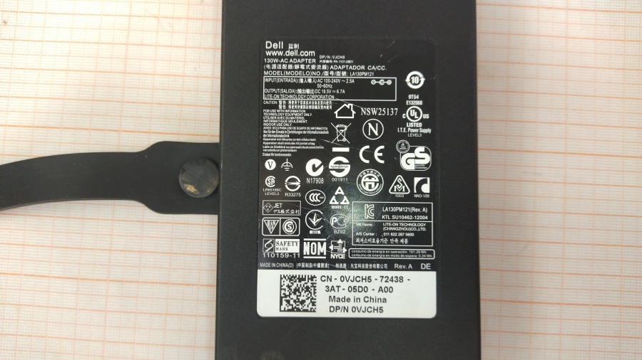 173-144-001 БП для ноутбука DELL LA130PM121 #4