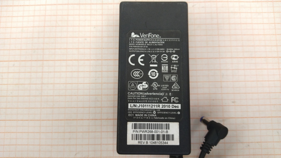 088-261-001 БП для платежного терминала VERIFONE AU-79A0n #3