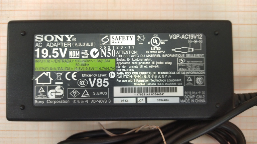 088-274-001 БП для ноутбука SONY VGP-AC19V12 #3