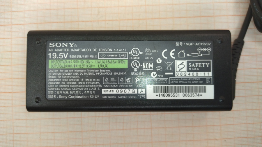 088-288-001 БП для ноутбука SONY VAIO VGP-AC19V32 #3