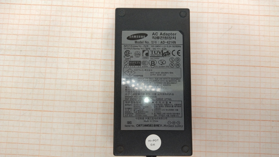 088-185-001 БП для ноутбука SAMSUNG AD-4214N #3