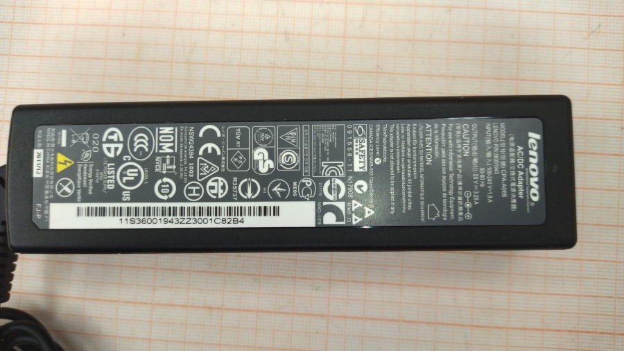 088-302-001 БП для ноутбука LENOVO CPA-A065 #3