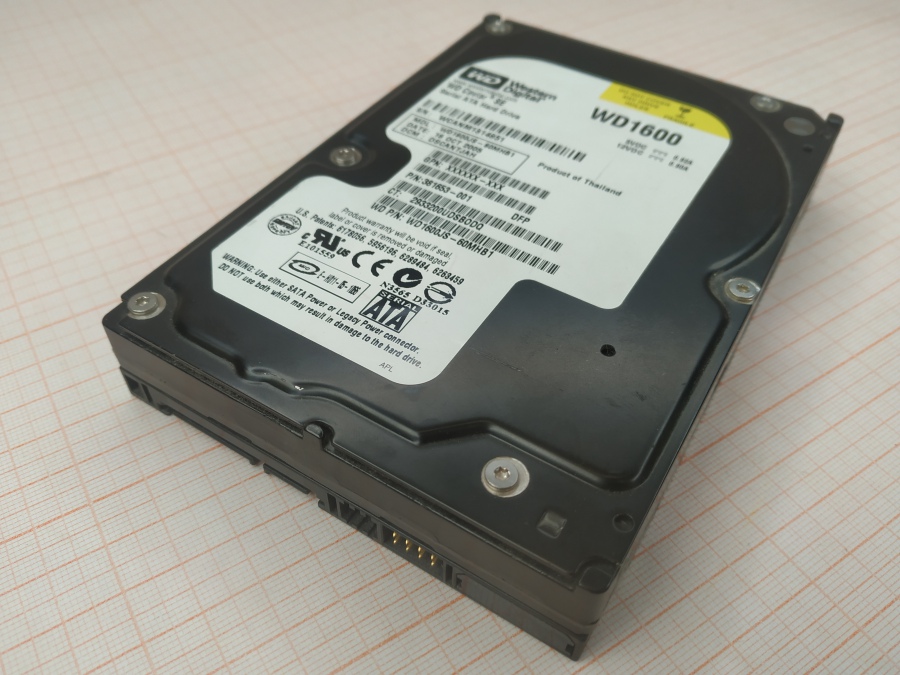 165-265-002 HDD 3.5" SATA Western Digital WD1600JS #1