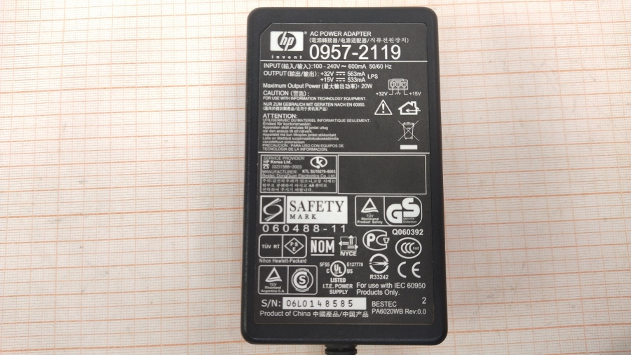 088-309-001 БП для принтера HP 0957-2119 #2