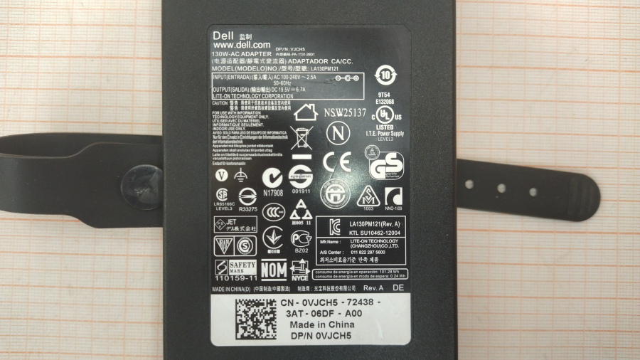 088-317-001 БП для ноутбука DELL LA130PM121 #3