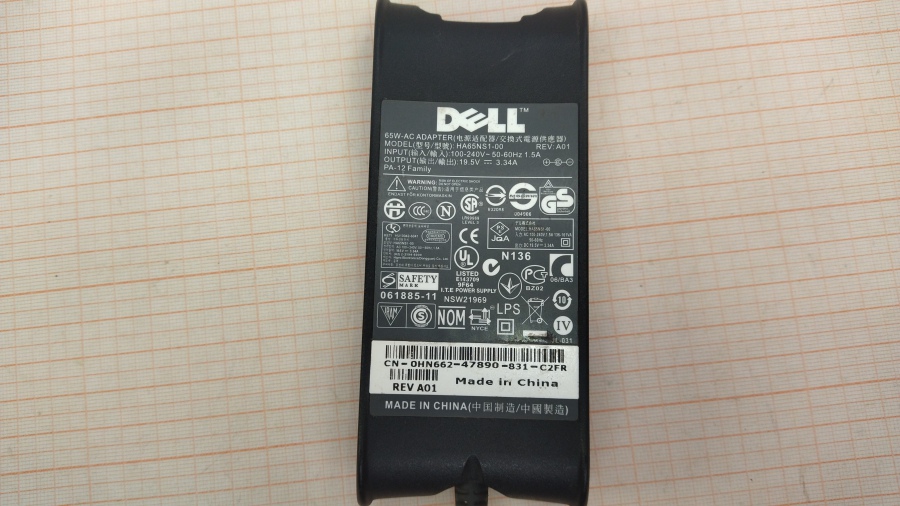 088-319-001 БП для ноутбука DELL HA65NS1-00 #2