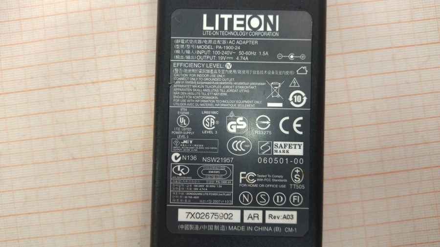 088-095-001 БП для ноутбука LITE-ON PA-1900-24 #3