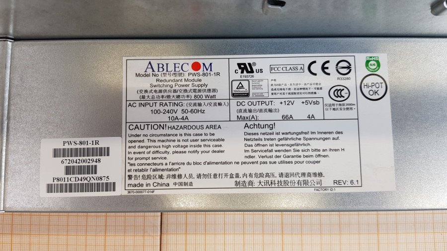 189-004-122 Сервер SuperMicro CSE-836TQ X9DRD-A #14