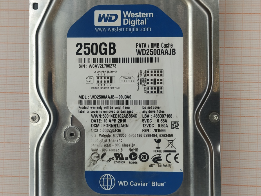 165-266-001 HDD 3.5" IDE Western Digital WD2500AAJB #3