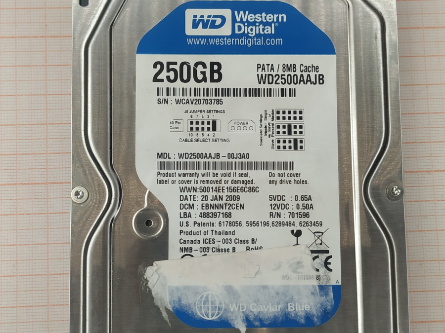 165-266-002 HDD 3.5" IDE Western Digital WD2500AAJB #3