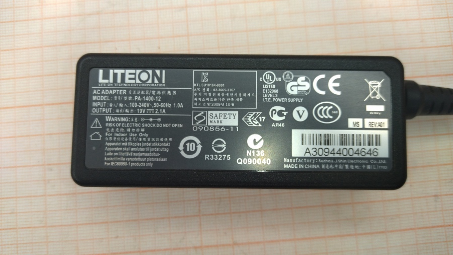 088-143-001 БП для ноутбука LITE-ON PA-1400-12 #2