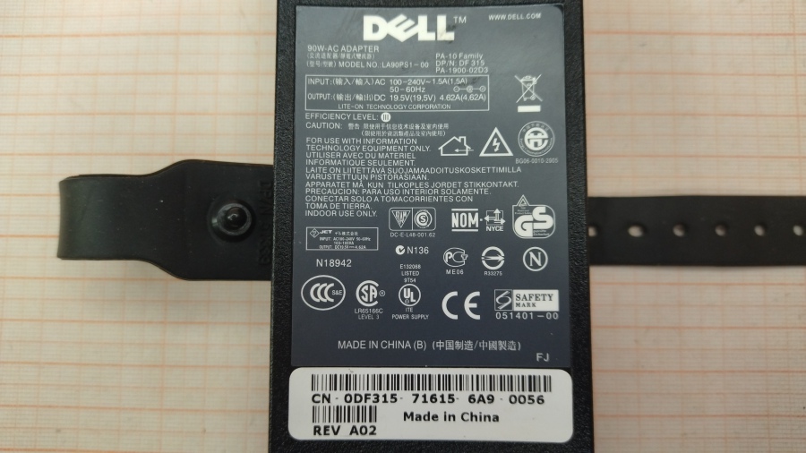 124-019-001 БП для ноутбука DELL LA90PS1-00 #3