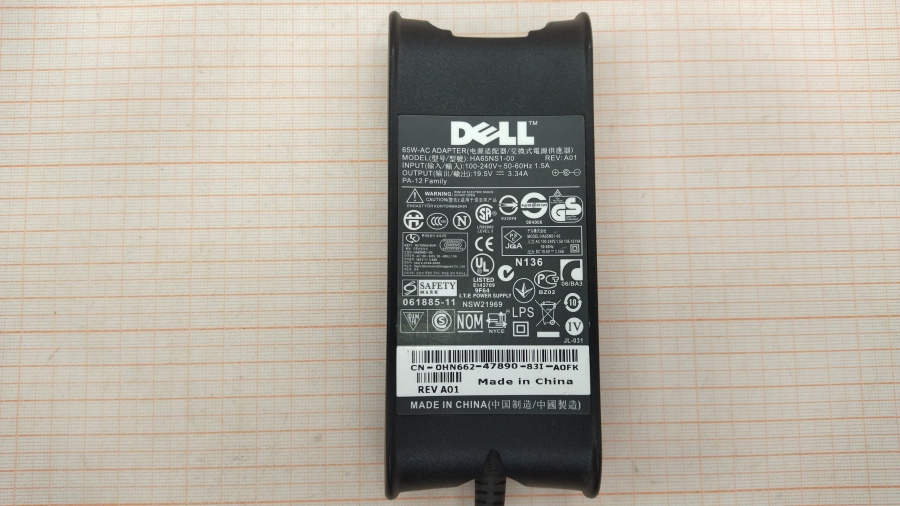 088-319-002 БП для ноутбука DELL HA65NS1-00 #2