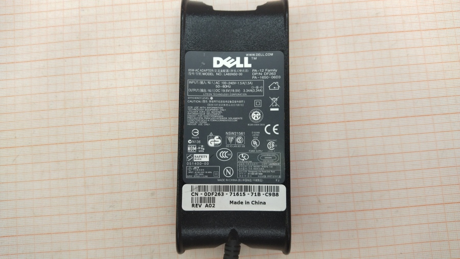 088-318-003 БП для ноутбука DELL LA65NS0-00 #2