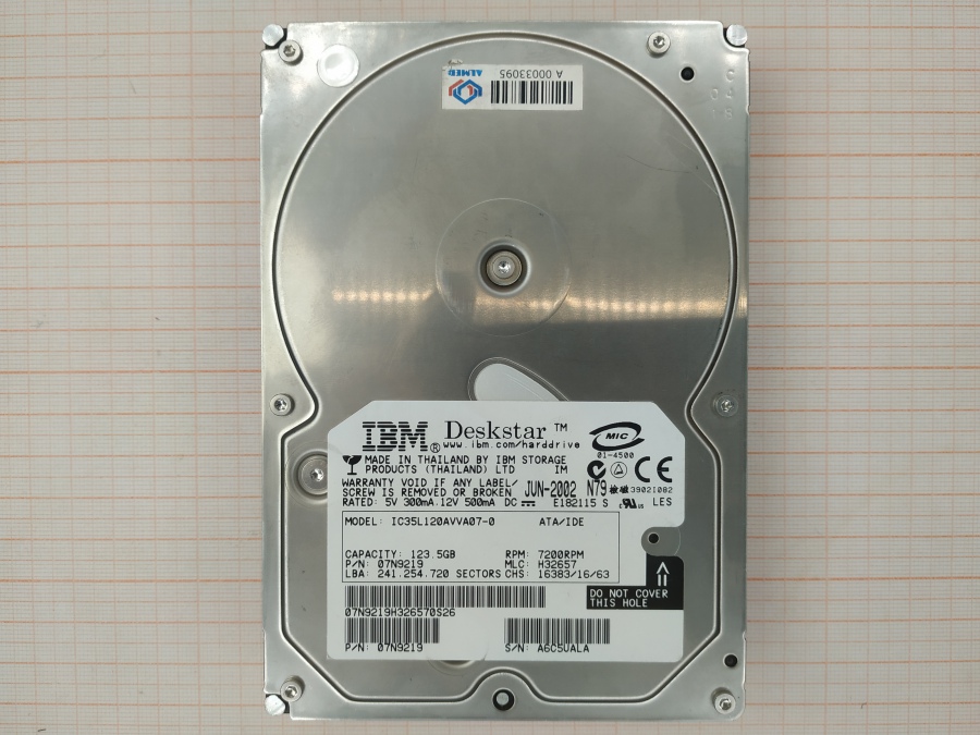 088-328-003 HDD 3.5" IDE IBM IC35L120AVVA07-0 #2