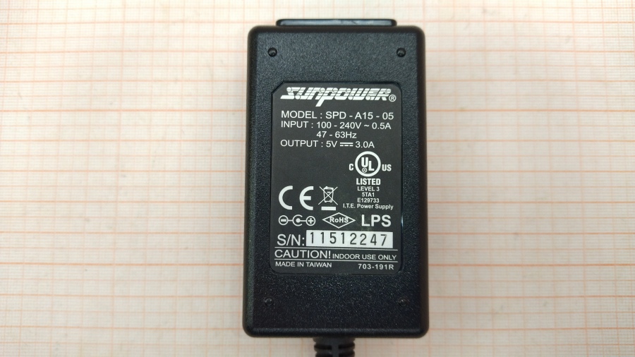 124-037-001 Блок питания (БП) SUNPOWER SPD-A15-05 #2