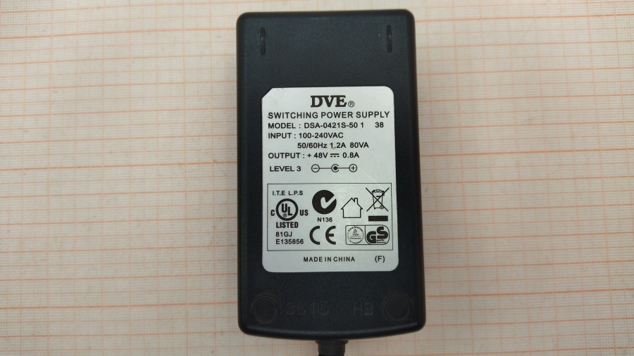 088-336-001 БП внешний для коммутатора DVE DSA-0421S-50 1 #2